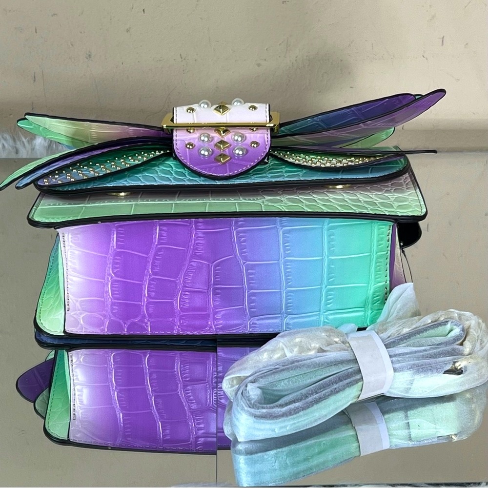 Butterfly Bloom Embellished Clutch - Picture 6 of 14
